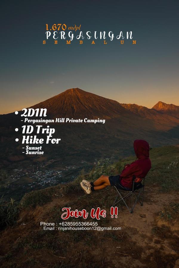 Hotel Rinjani Houseboon Senaru Exterior foto